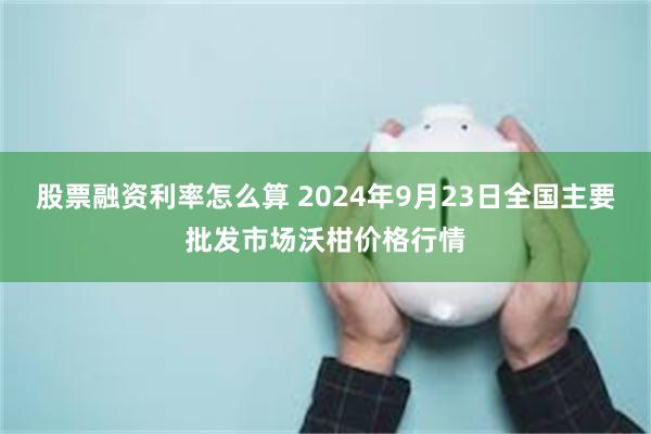 股票融资利率怎么算 2024年9月23日全国主要批发市场沃柑价格行情