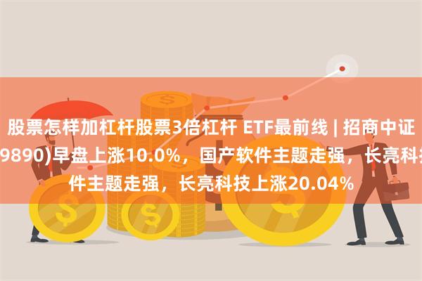 股票怎样加杠杆股票3倍杠杆 ETF最前线 | 招商中证云计算ETF(159890)早盘上涨10.0%，国产软件主题走强，长亮科技上涨20.04%