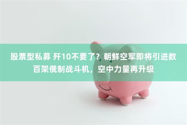 股票型私募 歼10不要了？朝鲜空军即将引进数百架俄制战斗机，空中力量再升级