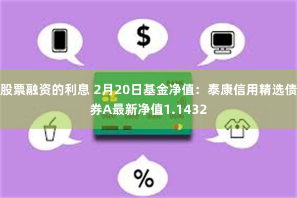 股票融资的利息 2月20日基金净值：泰康信用精选债券A最新净值1.1432